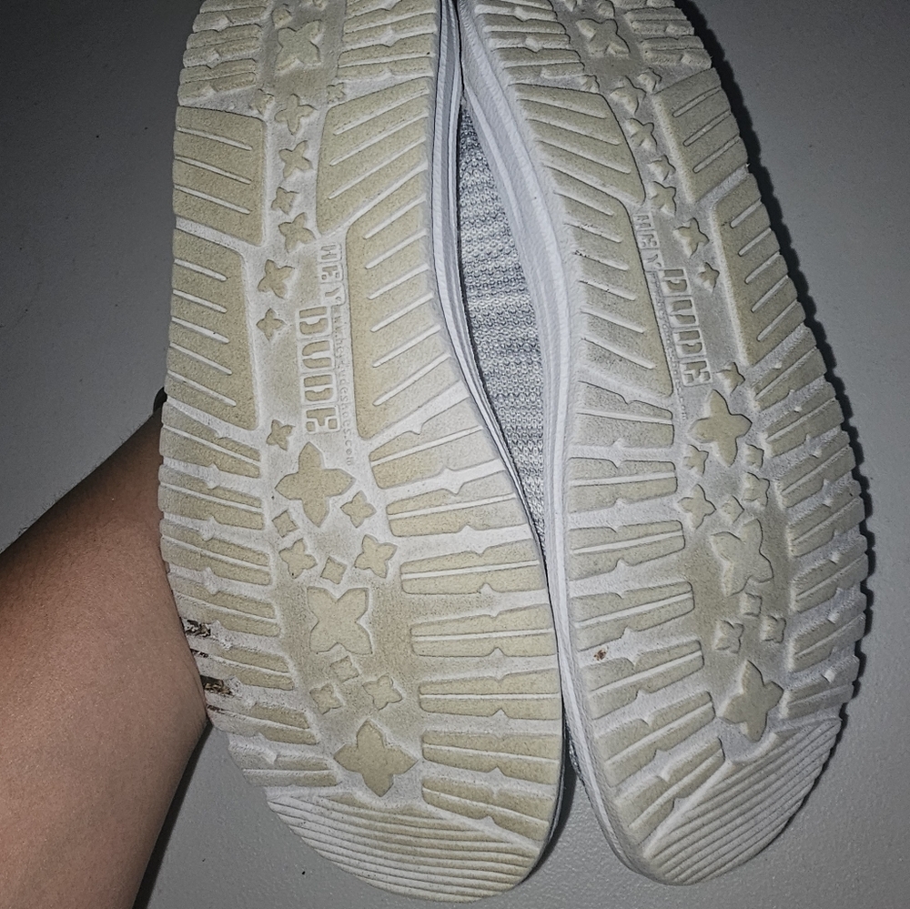 Hey Dude Light Gray Slip-On Shoes Sz 9 - Picture 7 of 7